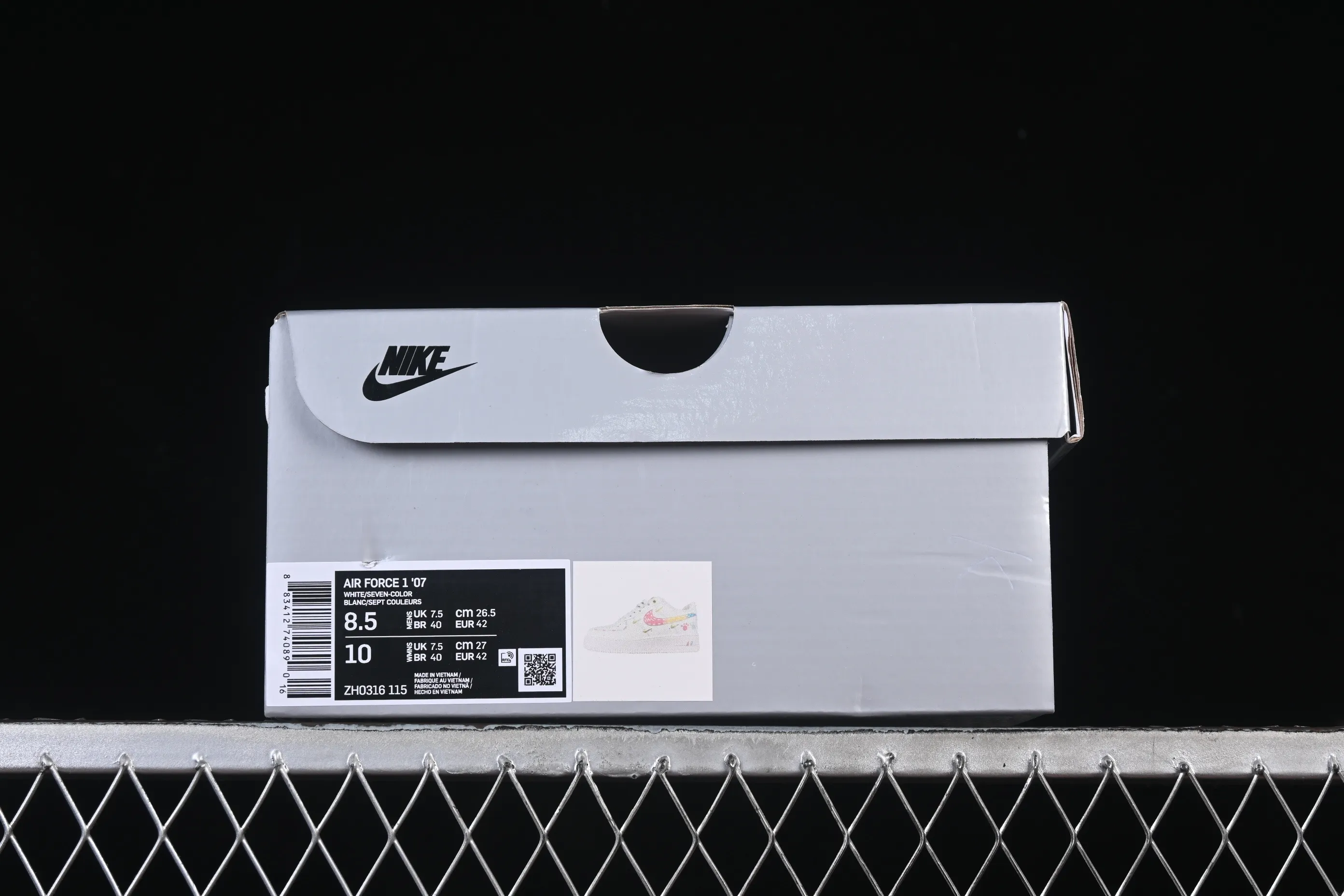 All categories Nk Air Force 1 Air Force series Nk Air Force 1 Low Air Force low top Nike Air Force 1'07 Low Four hook rainbow cake Air Force 1 low top casual sneakers ZH0316-115